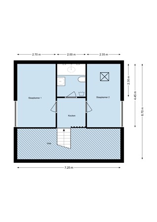 Floorplan - Franciscusberg 64, 4611 MZ Bergen op Zoom